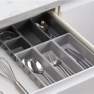 Organizador De Cubiertos Modular Ajustable Para Cajón